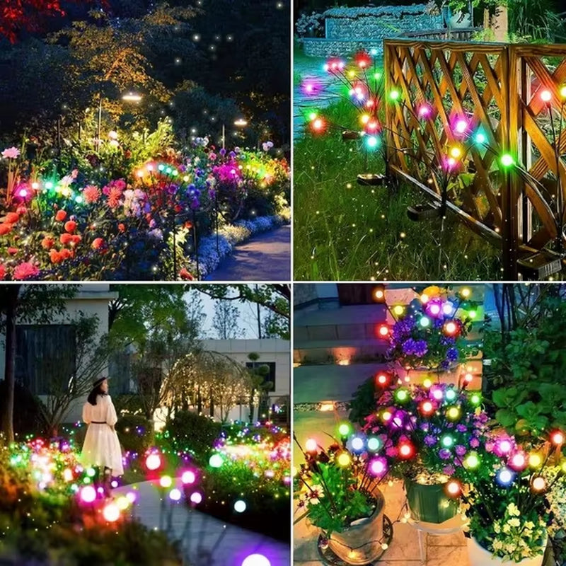 Solar Firefly Garden Lights with Swaying LEDs