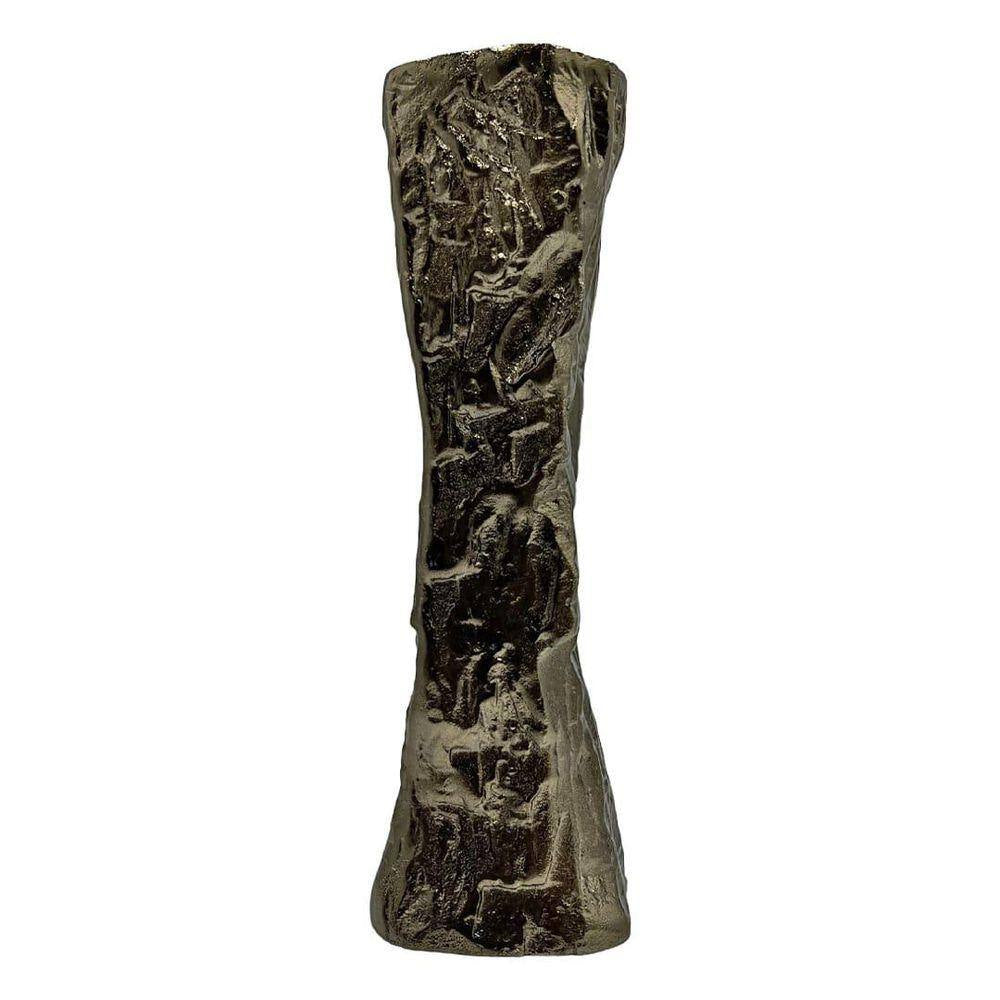 Bronze 16 In. Tall Decorative Handmade Aluminum Metal Candle Holder
