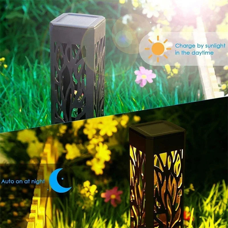 IP65 Solar Pathway Lights with Auto On/Off for Garden