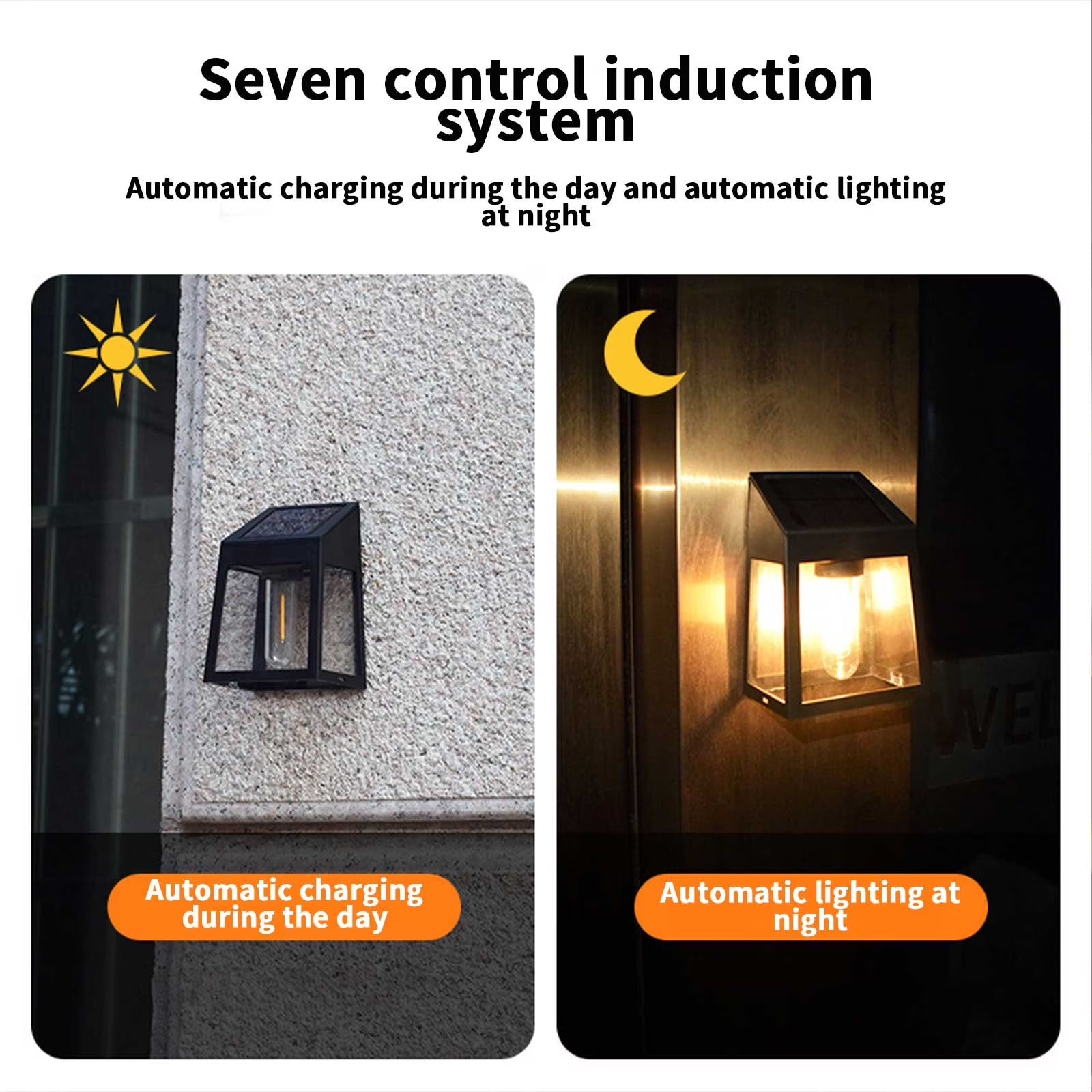 under $5 2 Pack Solar Wall Lanterns Outdoor, Wireless Dusk to Dawn Motion Sensor LED Sconce Lights Waterproof, Exterior Front Porch Security Lamps Wall Mount Patio Fence