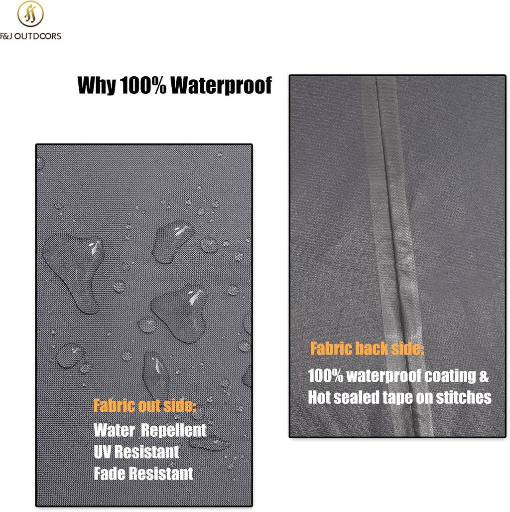 Waterproof Patio Chaise Covers, 2-Pack, 86 x 30 Inches