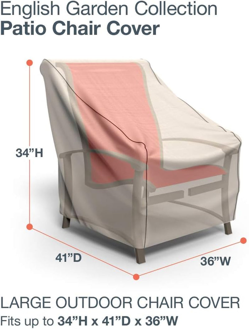 Waterproof Garden Chair Covers, 2-Pack, 41 x 36 x 34 Inches