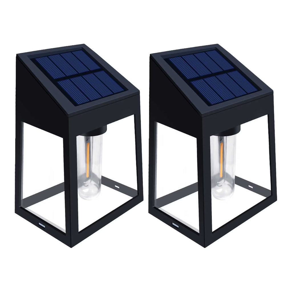 under $5 2 Pack Solar Wall Lanterns Outdoor, Wireless Dusk to Dawn Motion Sensor LED Sconce Lights Waterproof, Exterior Front Porch Security Lamps Wall Mount Patio Fence