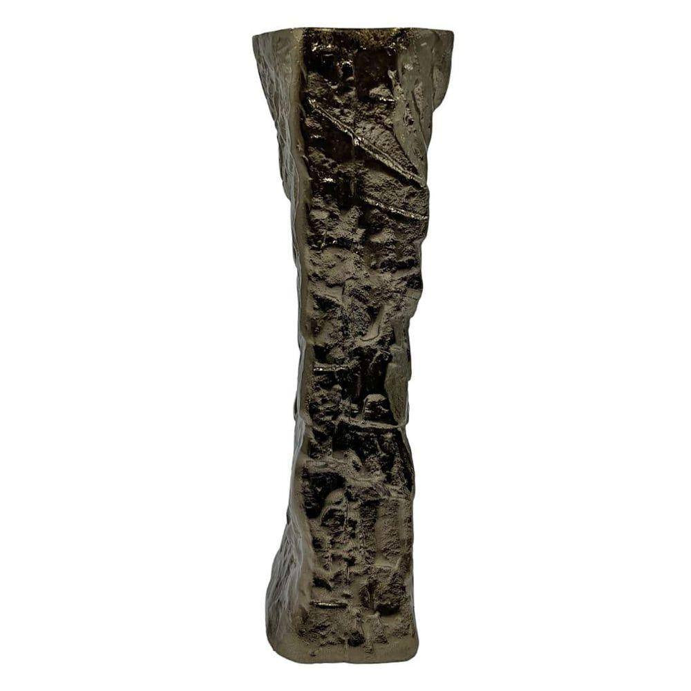 Bronze 16 In. Tall Decorative Handmade Aluminum Metal Candle Holder