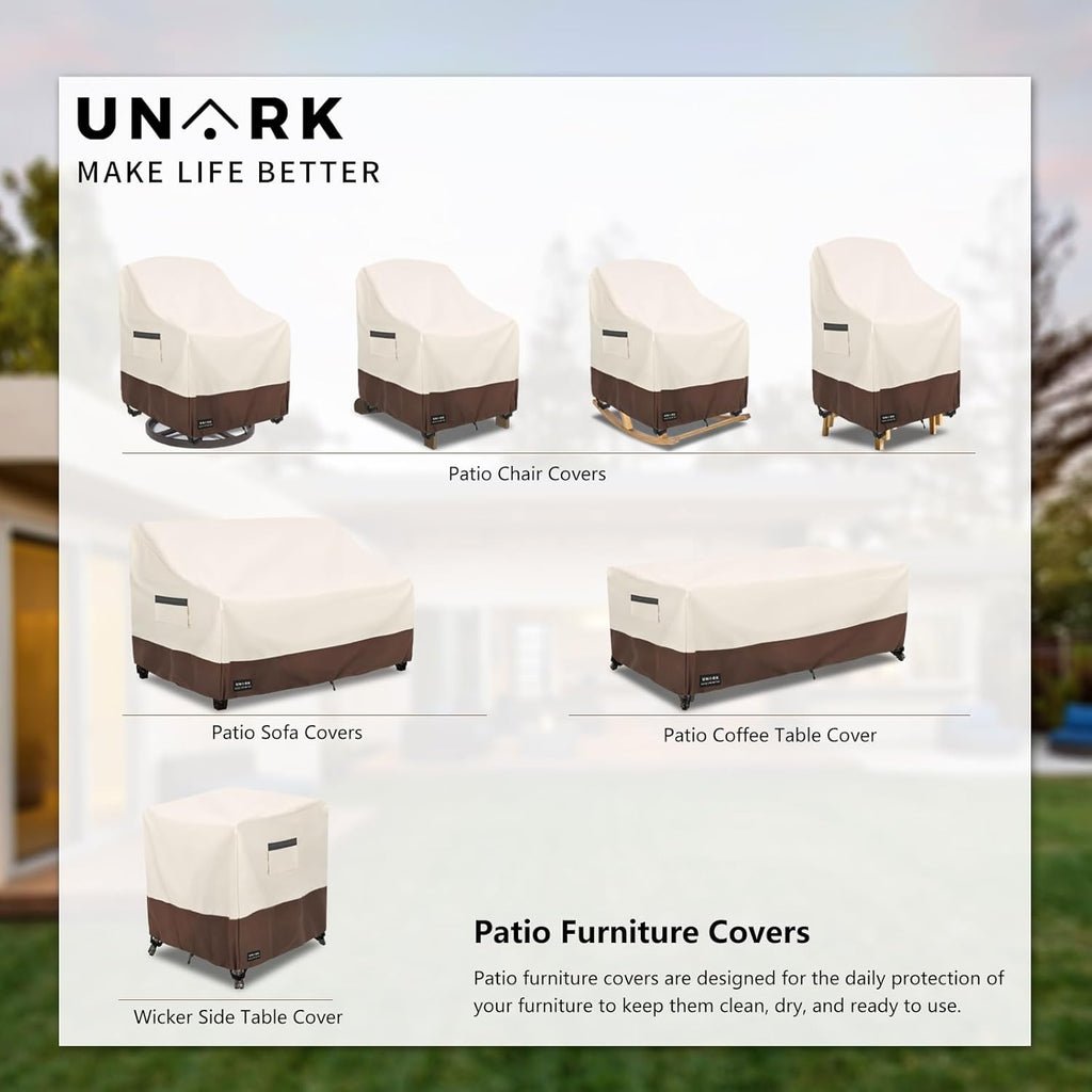 Waterproof 2-Seater Outdoor Loveseat Cover, 58 x 33 Inches