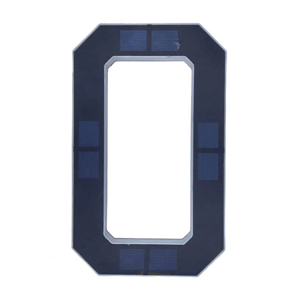 Modern Solar LED House Number Sign with Dusk Sensor
