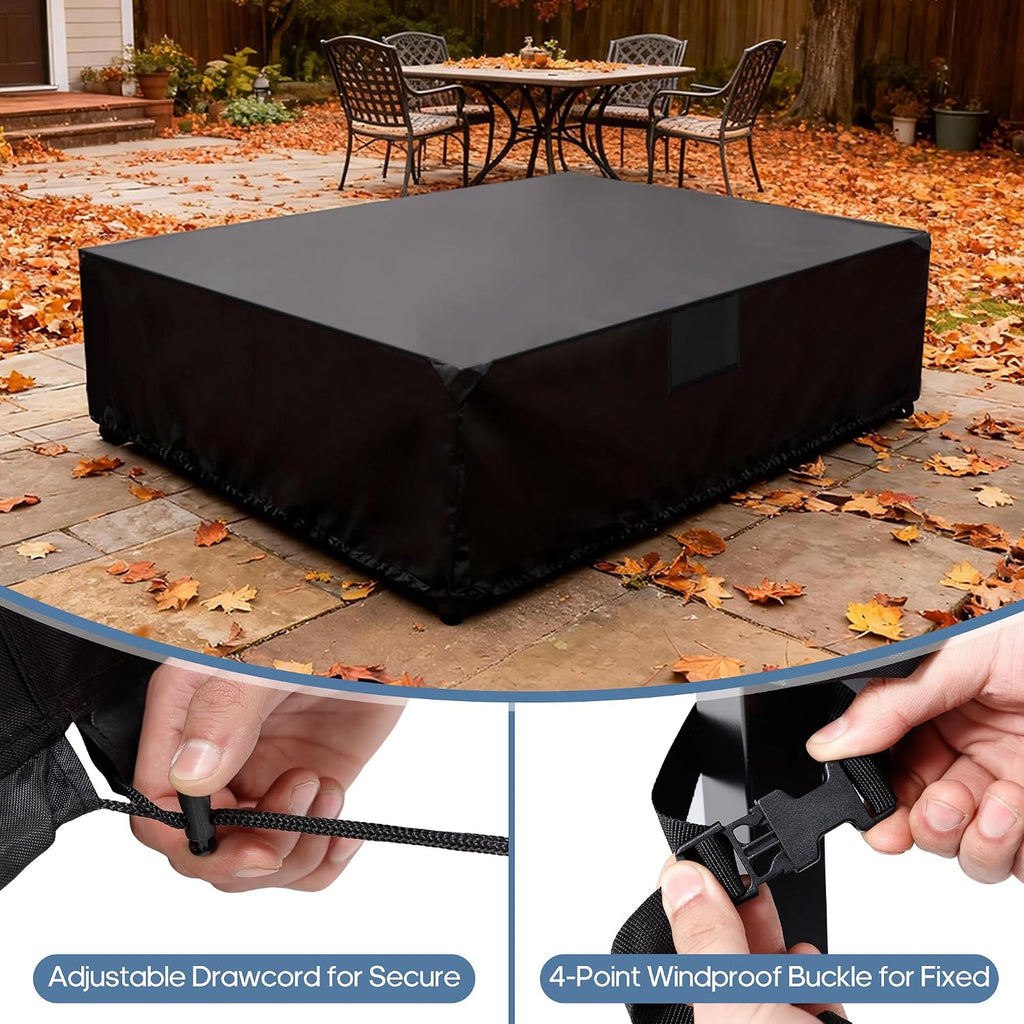 108 x 82-Inch 600D Waterproof Patio Furniture Cover