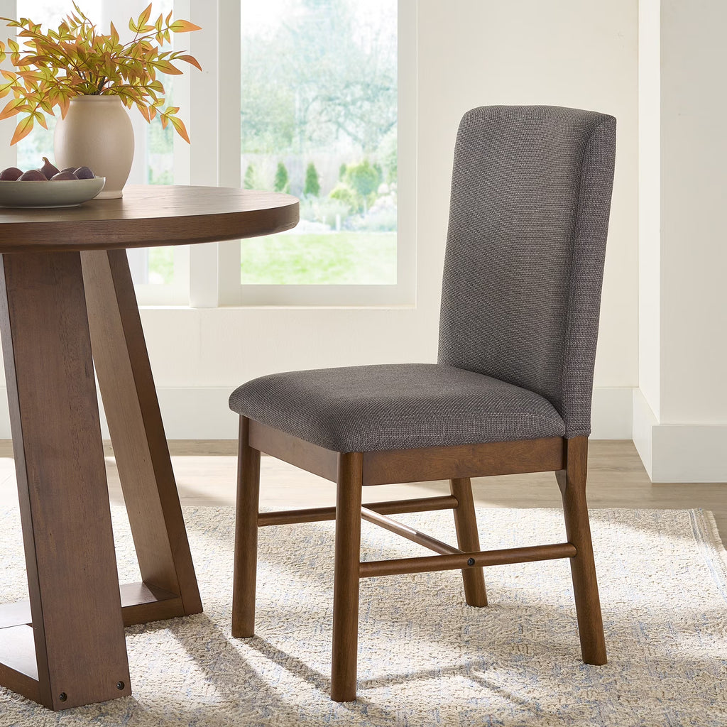 Ezra 45-Inch Round Walnut Dining Table