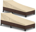 Waterproof Lounge Chair Covers, 2-Pack, 80 x 32 Inches