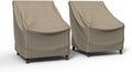Waterproof Garden Chair Covers, 2-Pack, 41 x 36 x 34 Inches