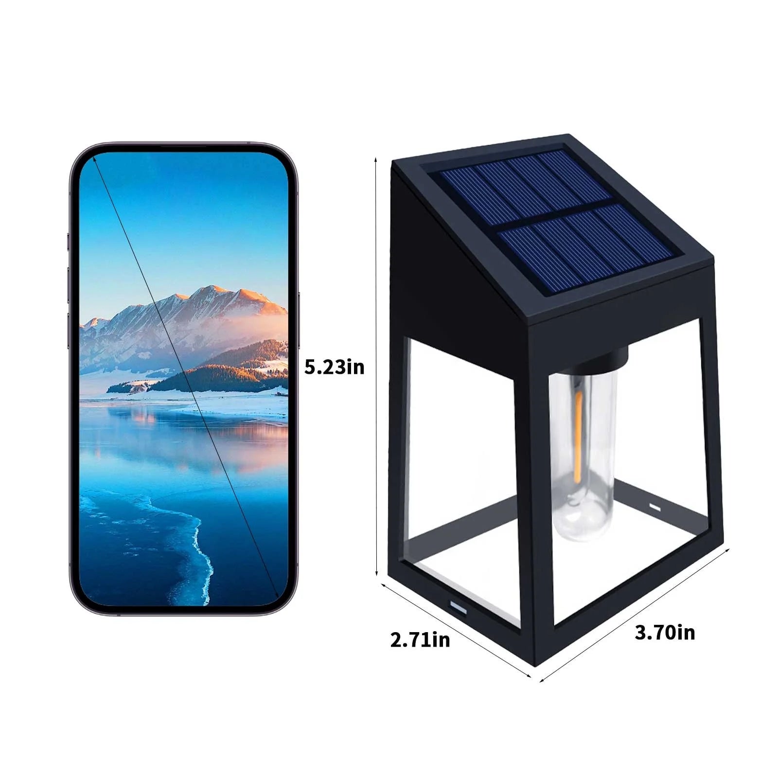 under $5 2 Pack Solar Wall Lanterns Outdoor, Wireless Dusk to Dawn Motion Sensor LED Sconce Lights Waterproof, Exterior Front Porch Security Lamps Wall Mount Patio Fence