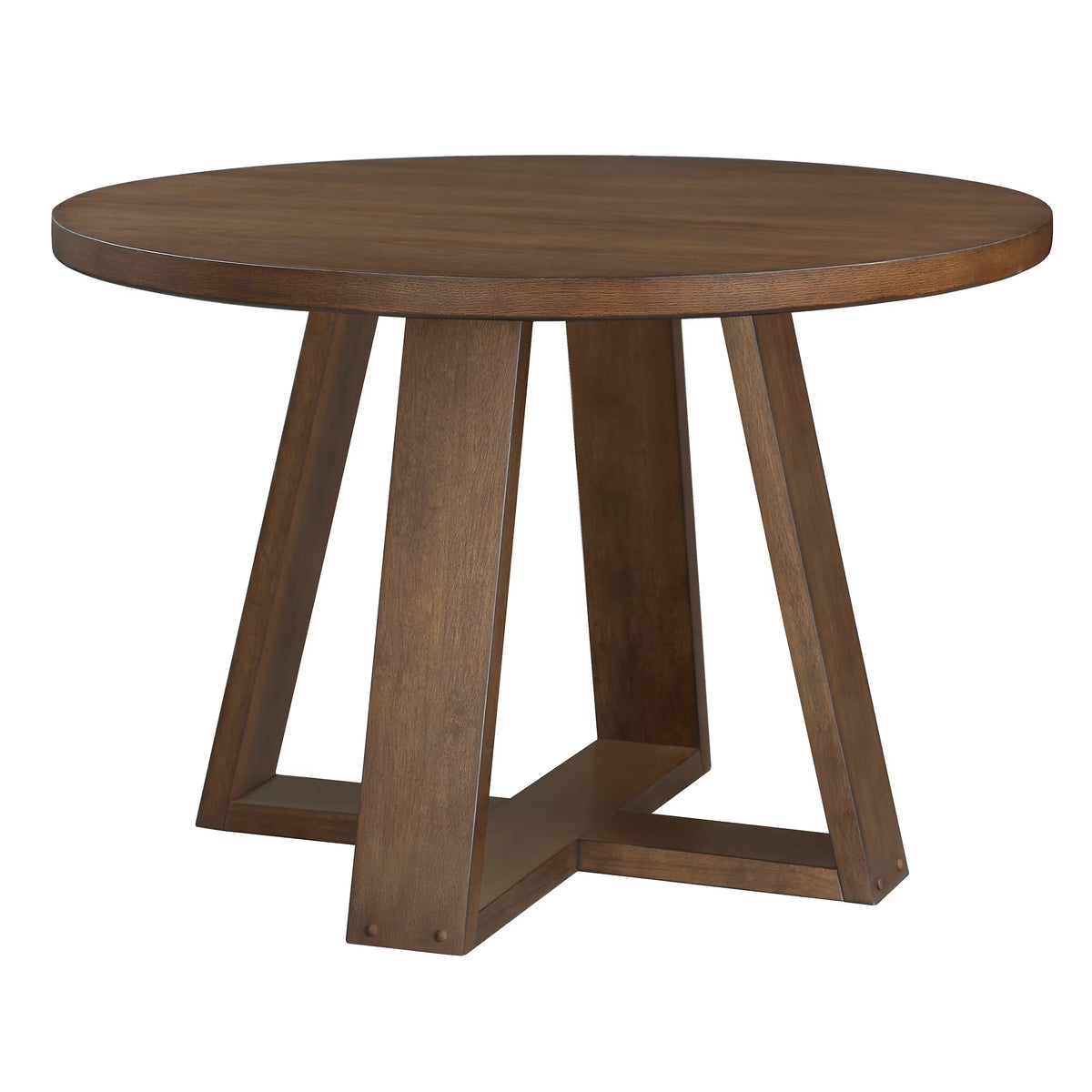 Ezra 45-Inch Round Walnut Dining Table