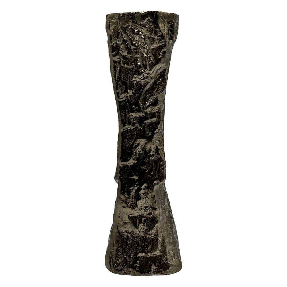 Bronze 16 In. Tall Decorative Handmade Aluminum Metal Candle Holder