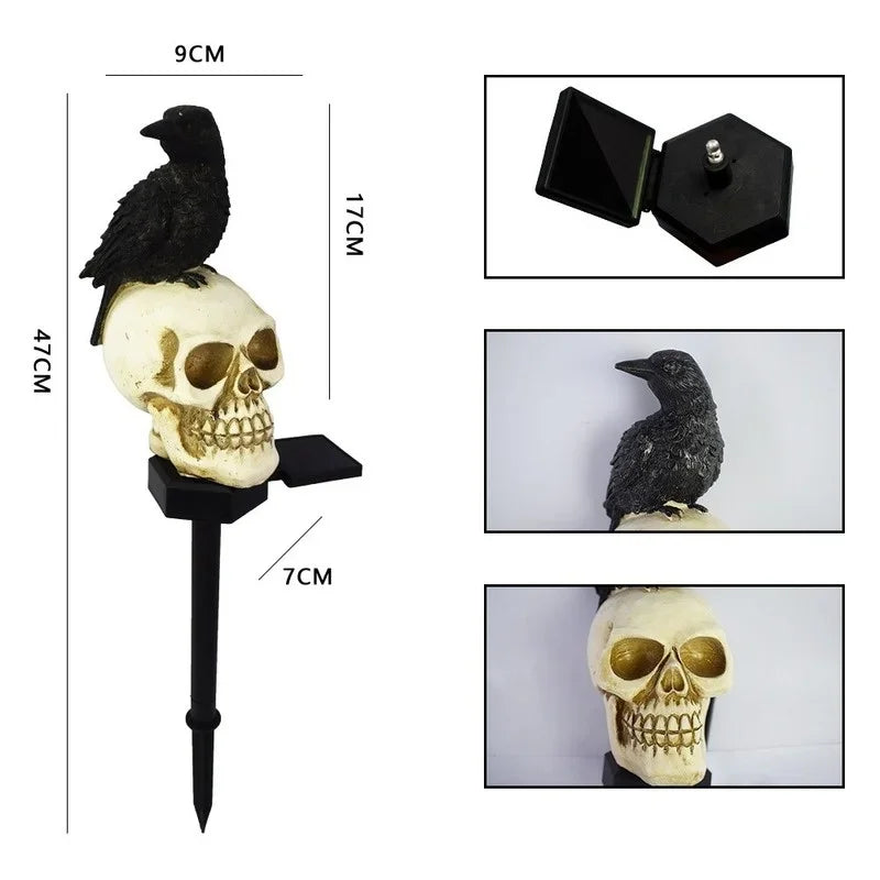 Halloween Skeleton Ghost Light for Outdoor Party Decor