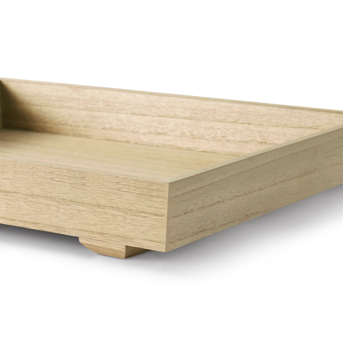 (2 Pack)  Basic Wood Tray, 12" X 16", Oak
