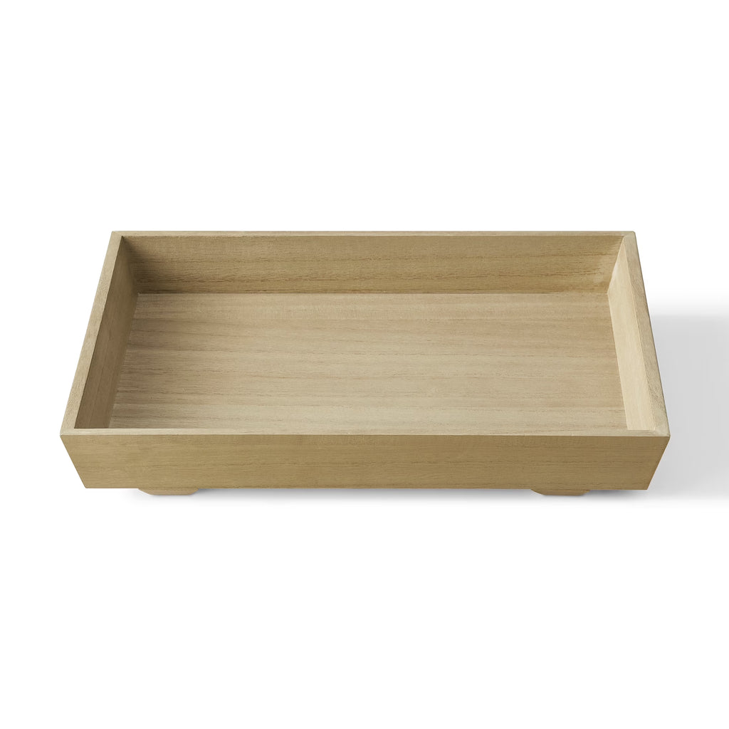 (2 Pack)  Basic Wood Tray, 12" X 16", Oak