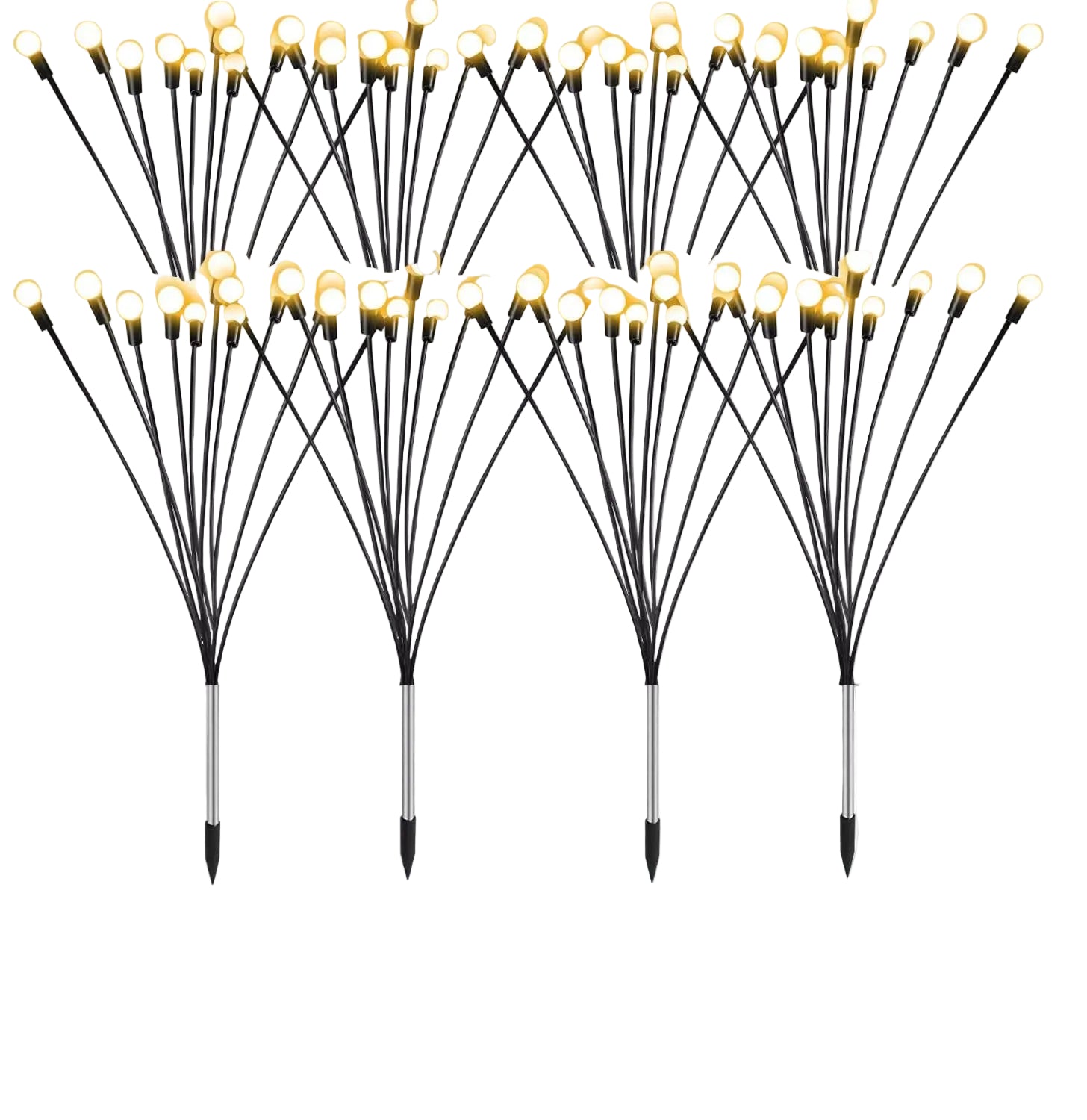 Solar Firefly Garden Lights with Swaying LEDs