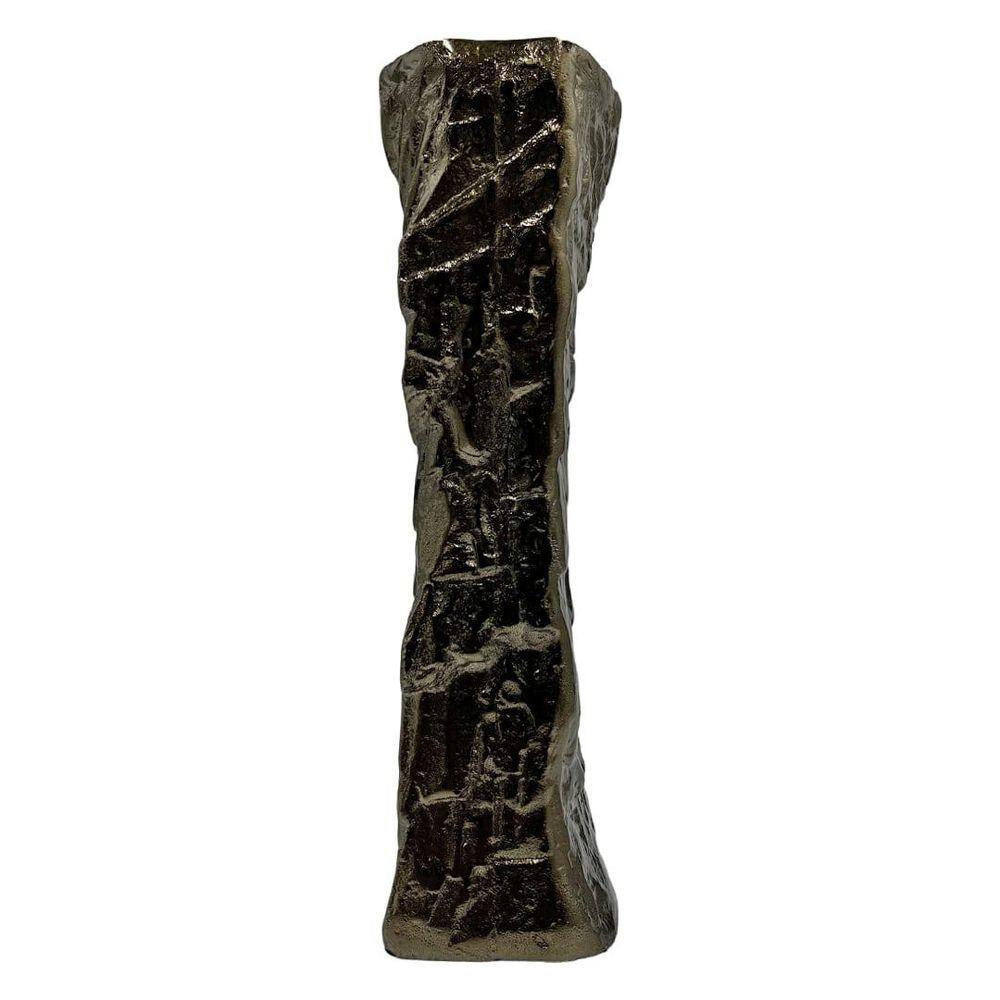 Bronze 16 In. Tall Decorative Handmade Aluminum Metal Candle Holder