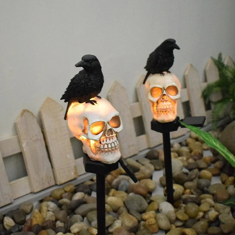 Halloween Skeleton Ghost Light for Outdoor Party Decor