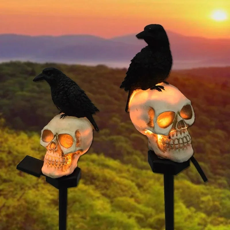 Halloween Skeleton Ghost Light for Outdoor Party Decor