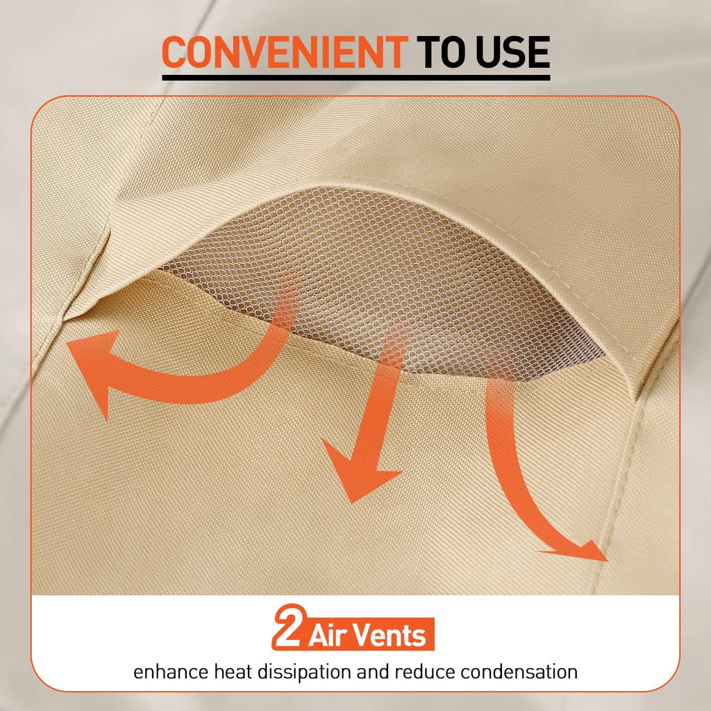 Waterproof Lounge Chair Covers, 2-Pack, 80 x 32 Inches
