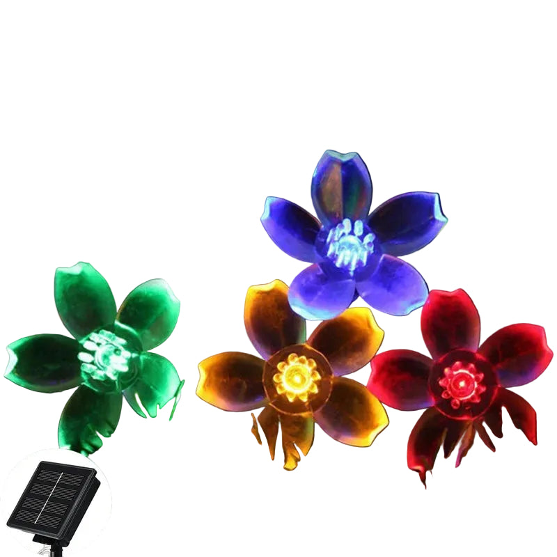 Water Drop Solar String Lights for Garden and Patio