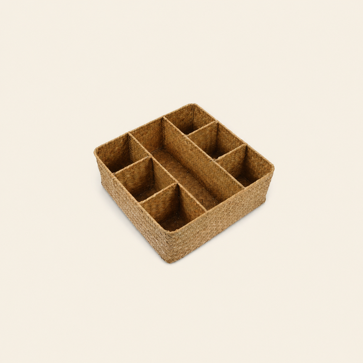 Woven Storage Organizer with Dividers, 10.8-Inch