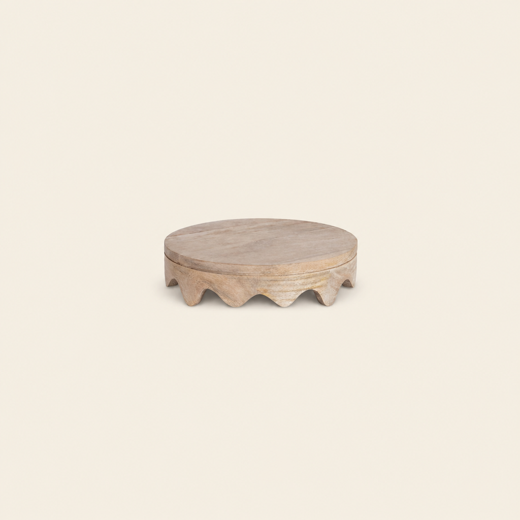 Natural Wood Decorative Tray